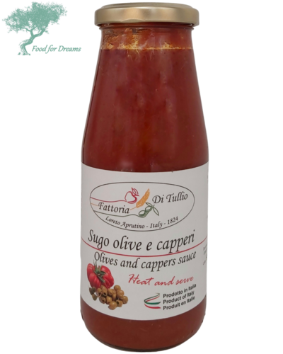 Sauce mit Oliven und Kapern Fattoria Di Tullio (430g)