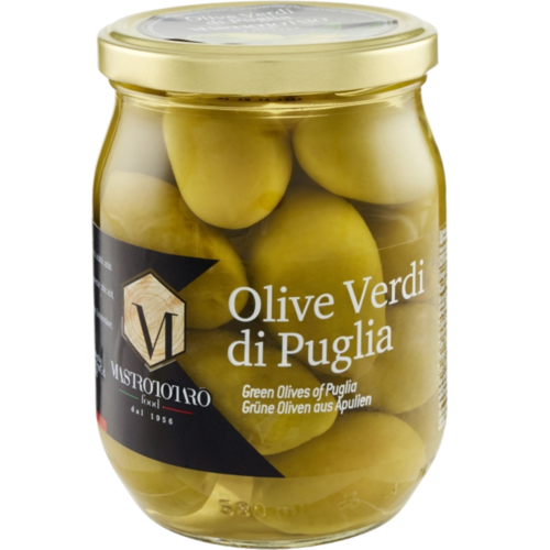 Apulian Green Olives Mastrototaro Food 550g