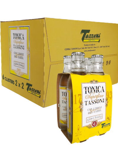 Tonic Water Tassoni Superfine mit Zitronen vom Gardasee (24x180ml)