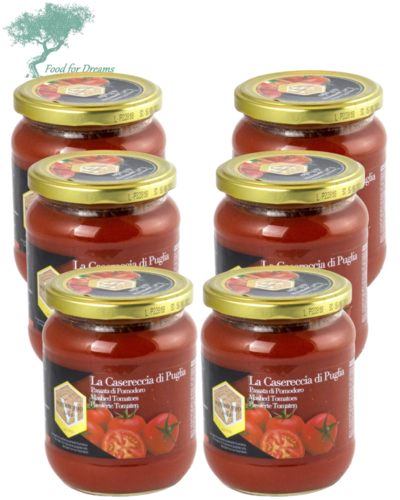 Tomato Purée La Casereccia di Puglia Mastrototaro Food 6x500g
