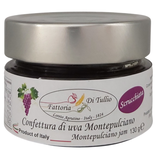 Confettura d’Uva Montepulciano Scrucchjiata Fattoria Di Tullio (130g)
