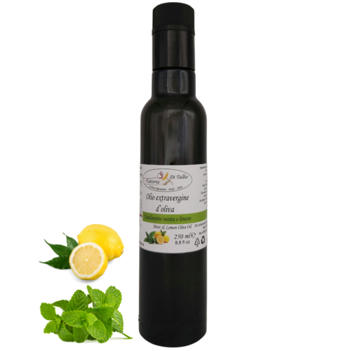 Extra Vergine Olivenöl mit Minze und Zitrone Fattoria Di Tullio (250ml)