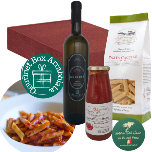 Gourmetbox 'Penne all'arrabbiata' für 4 Personen - Geschenkbox