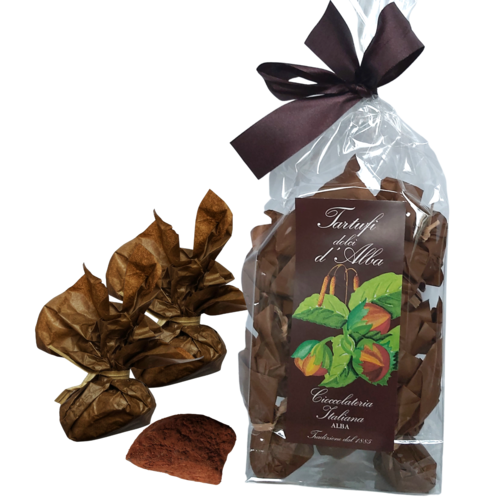 Tartufi Dolci d'Alba noisettes et chocolat noir Cioccolateria Italiana (180g)