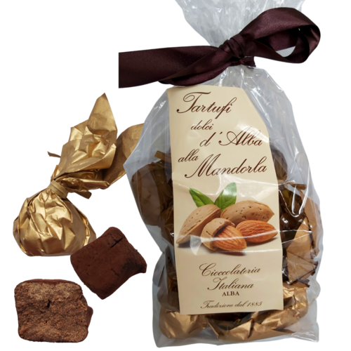 Tartufi Dolci d'Alba cioccolato e mandorle Cioccolateria Italiana 180g