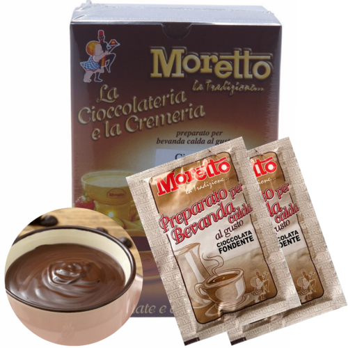 Chocolat noir chaud Moretto (12x30g)