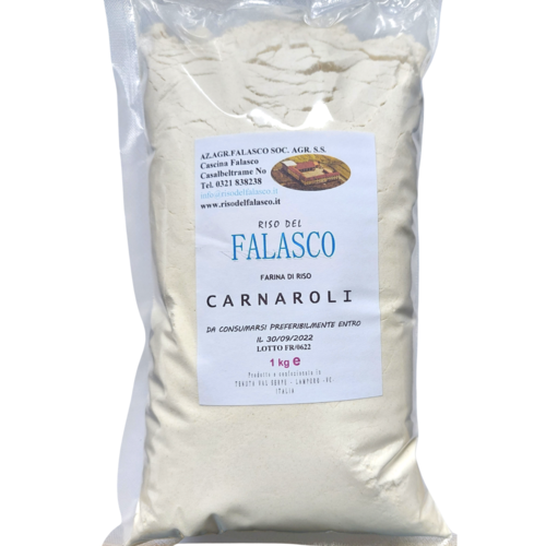 Stone ground Carnaroli rice flour Riso del Falasco (1Kg)