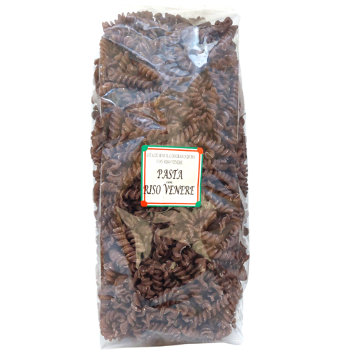 Fusilli with Venere black rice Pastificio Pressenda (500g)